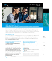 FIIG Adviser Services Brochure