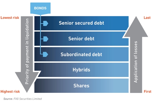 capital structure assessing bonds