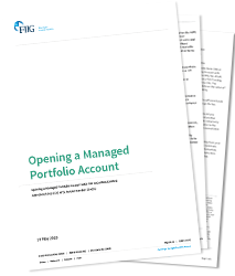 Opening a Managed Portfolio Account - PDF download
